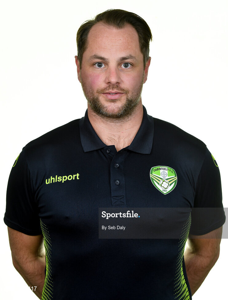 12 February 2020; Physiotherapist Peter Mulrean during a Cabinteely squad portraits session at Stradbrook Road in Blackrock, Dublin. Photo by Seb Daly/Sportsfile