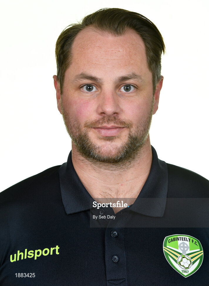 12 February 2020; Physiotherapist Peter Mulrean during a Cabinteely squad portraits session at Stradbrook Road in Blackrock, Dublin. Photo by Seb Daly/Sportsfile