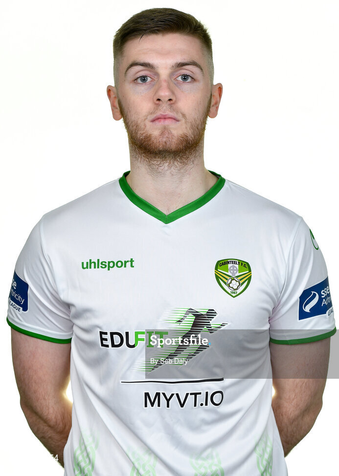 12 February 2020; Conor Keeley during a Cabinteely squad portraits session at Stradbrook Road in Blackrock, Dublin. Photo by Seb Daly/Sportsfile
