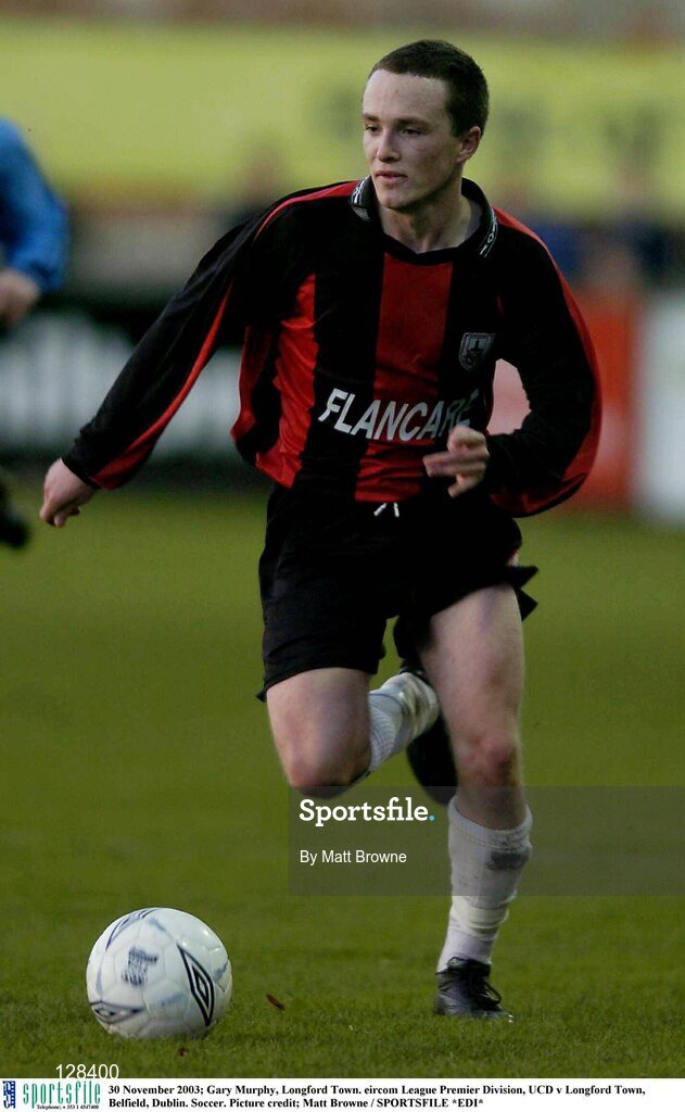 30 November 2003; Gary Murphy, Longford Town. eircom League Premier Division, UCD v Longford Town, Belfield, Dublin. Soccer. Picture credit; Matt Browne / SPORTSFILE *EDI*