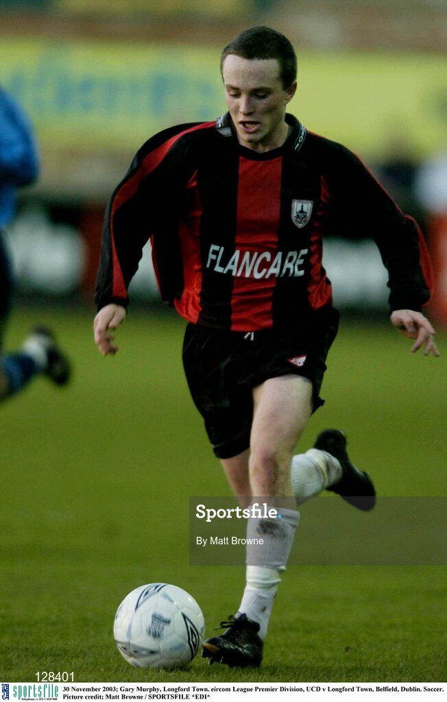 30 November 2003; Gary Murphy, Longford Town. eircom League Premier Division, UCD v Longford Town, Belfield, Dublin. Soccer. Picture credit; Matt Browne / SPORTSFILE *EDI*