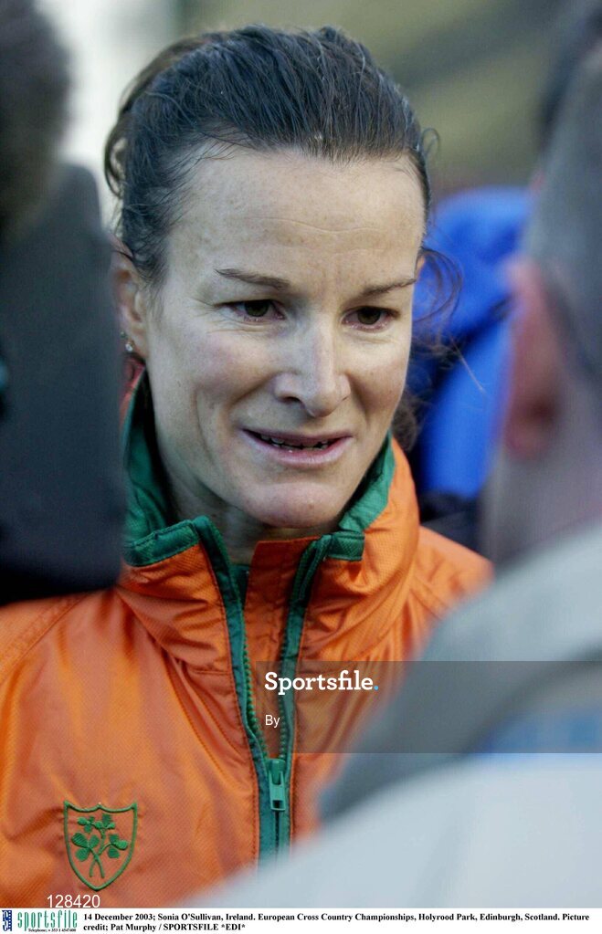 14 December 2003; Sonia O'Sullivan, Ireland. European Cross Country Championships, Holyrood Park, Edinburgh, Scotland. Picture credit; Pat Murphy / SPORTSFILE *EDI*