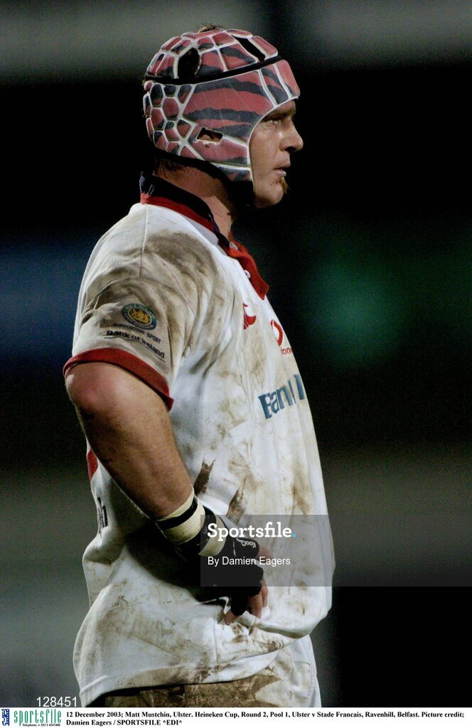 12 December 2003; Matt Mustchin, Ulster. Heineken Cup, Round 2, Pool 1, Ulster v Stade Francais, Ravenhill, Belfast. Picture credit; Damien Eagers / SPORTSFILE *EDI*