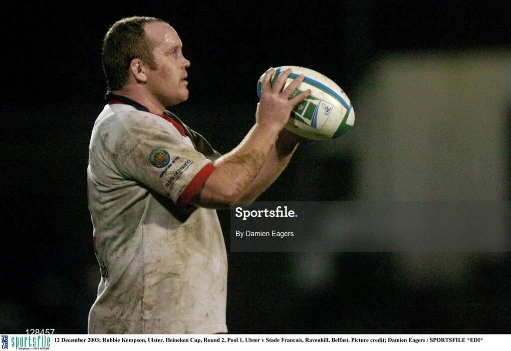 12 December 2003; Robbie Kempson, Ulster. Heineken Cup, Round 2, Pool 1, Ulster v Stade Francais, Ravenhill, Belfast. Picture credit; Damien Eagers / SPORTSFILE *EDI*