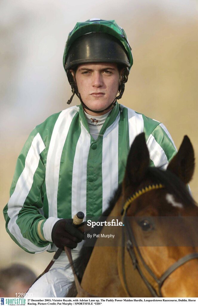 27 December 2003; Victoire Royale, with Adrian Lane up. The Paddy Power Maiden Hurdle, Leopardstown Racecourse, Dublin. Horse Racing. Picture Credit; Pat Murphy / SPORTSFILE *EDI*