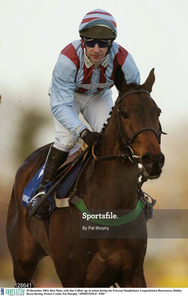 28 December 2003; Best Mate, with Jim Culloty up, in action during the Ericsson Steeplechase, Leopardstown Racecourse, Dublin. Horse Racing. Picture Credit; Pat Murphy / SPORTSFILE *EDI*