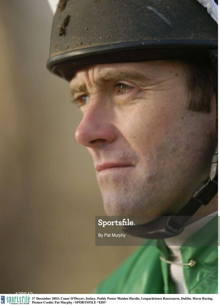 27 December 2003; Conor O'Dwyer, Jockey. Paddy Power Maiden Hurdle, Leopardstown Racecourse, Dublin. Horse Racing. Picture Credit; Pat Murphy / SPORTSFILE *EDI*