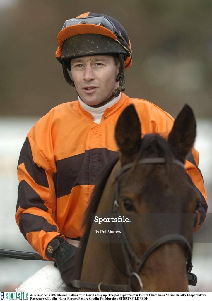 27 December 2003; Mariah Rollins, with David casey up. The paddypower.com Future Champions Novice Hurdle, Leopardstown Racecourse, Dublin. Horse Racing. Picture Credit; Pat Murphy / SPORTSFILE *EDI*