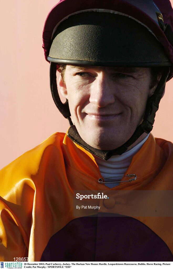 28 December 2003; Paul Carberry, Jockey. The Durkan New Homes Hurdle, Leopardstown Racecourse, Dublin. Horse Racing. Picture Credit; Pat Murphy / SPORTSFILE *EDI*