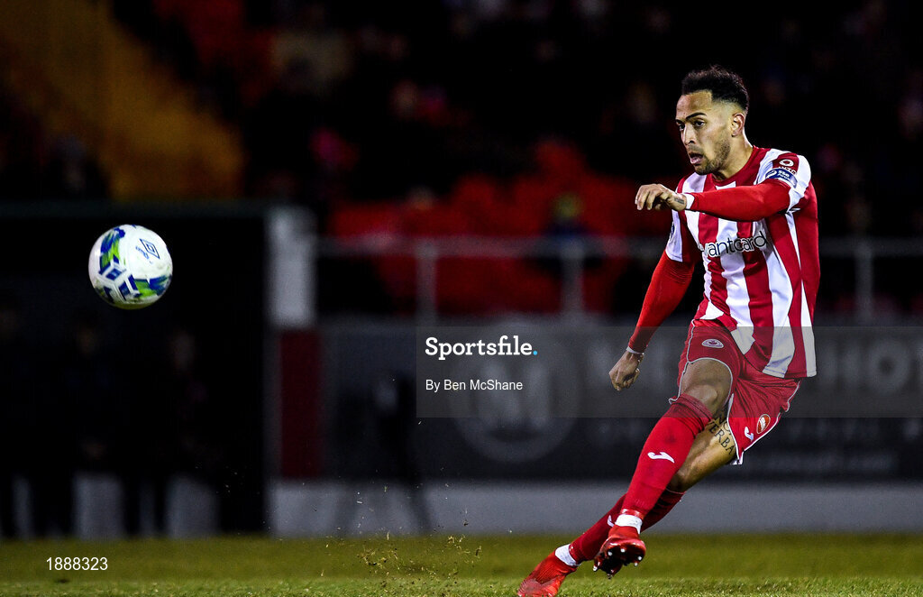 21 February 2020; Will Seymour of Sligo Rovers during the SSE Airtricity League Premier Division match between Sligo Rovers and St. Patrick's Athletic at The Showgrounds in Sligo. Photo by Ben McShane/Sportsfile