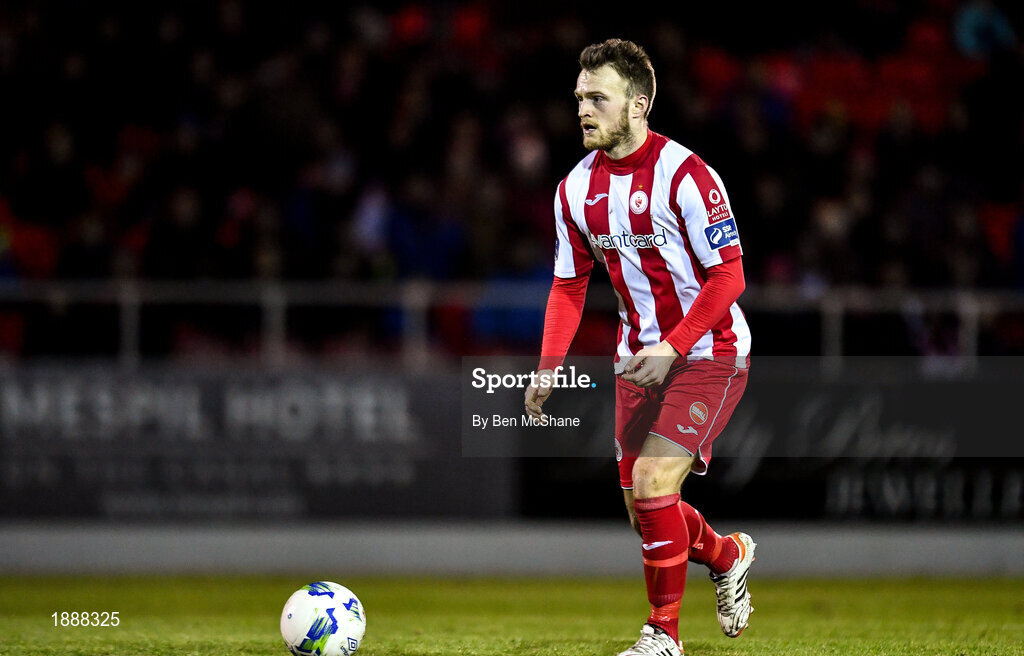 21 February 2020; David Cawley of Sligo Rovers during the SSE Airtricity League Premier Division match between Sligo Rovers and St. Patrick's Athletic at The Showgrounds in Sligo. Photo by Ben McShane/Sportsfile
