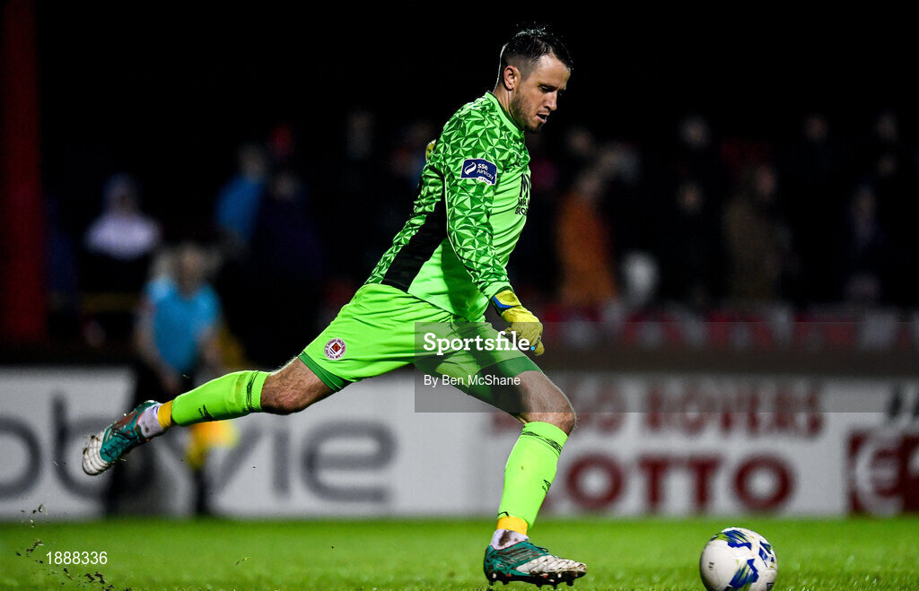 21 February 2020; Brendan Clarke of St Patrick's Athletic during the SSE Airtricity League Premier Division match between Sligo Rovers and St. Patrick's Athletic at The Showgrounds in Sligo. Photo by Ben McShane/Sportsfile