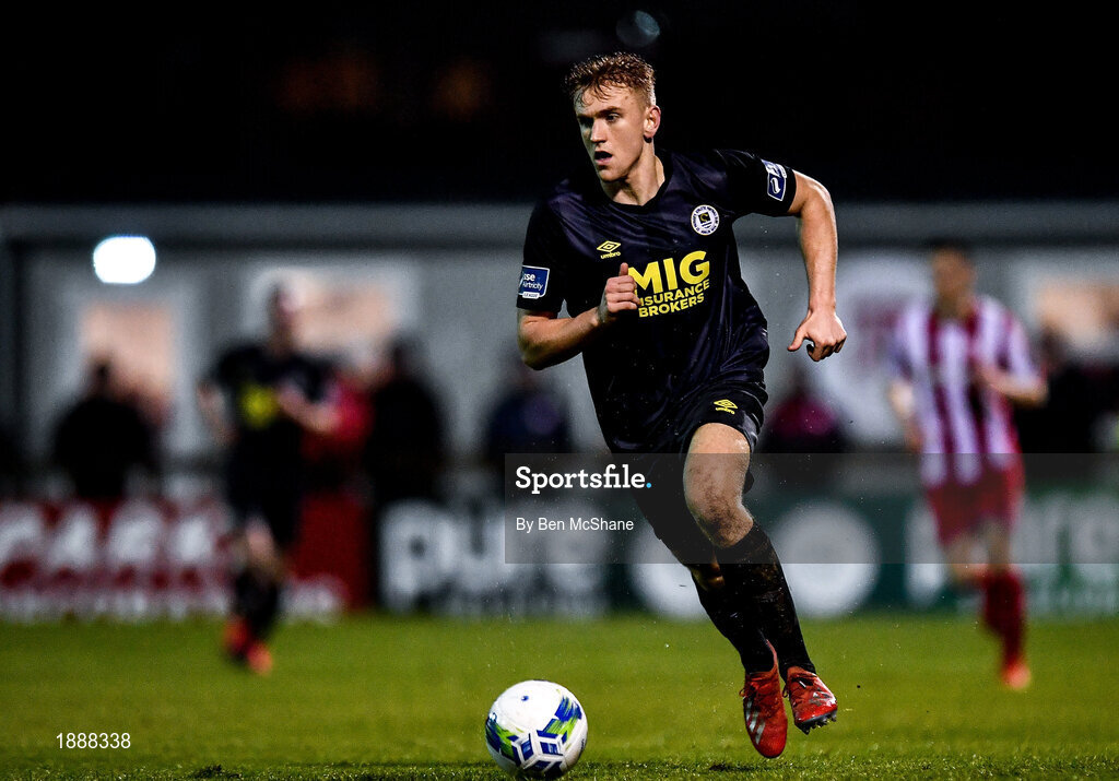 21 February 2020; Oliver Younger of St Patrick's Athletic during the SSE Airtricity League Premier Division match between Sligo Rovers and St. Patrick's Athletic at The Showgrounds in Sligo. Photo by Ben McShane/Sportsfile