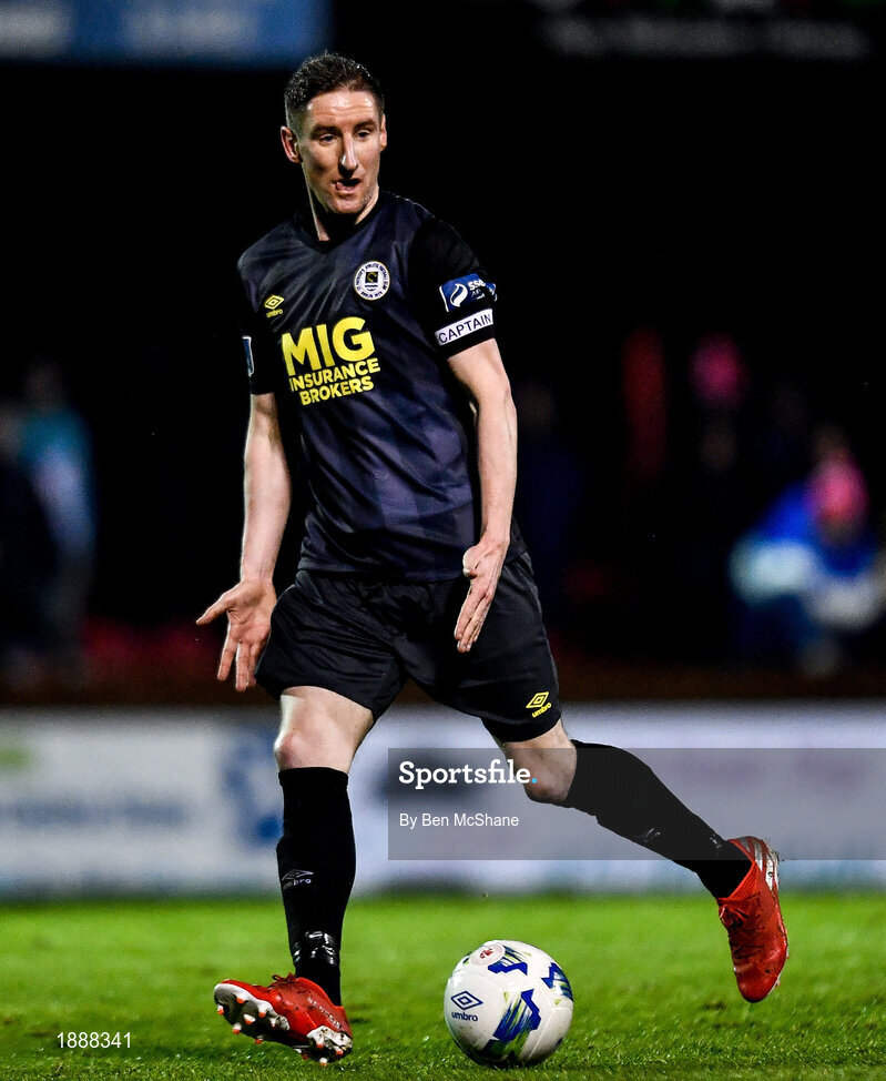 21 February 2020; Ian Bermingham of St Patrick's Athletic during the SSE Airtricity League Premier Division match between Sligo Rovers and St. Patrick's Athletic at The Showgrounds in Sligo. Photo by Ben McShane/Sportsfile