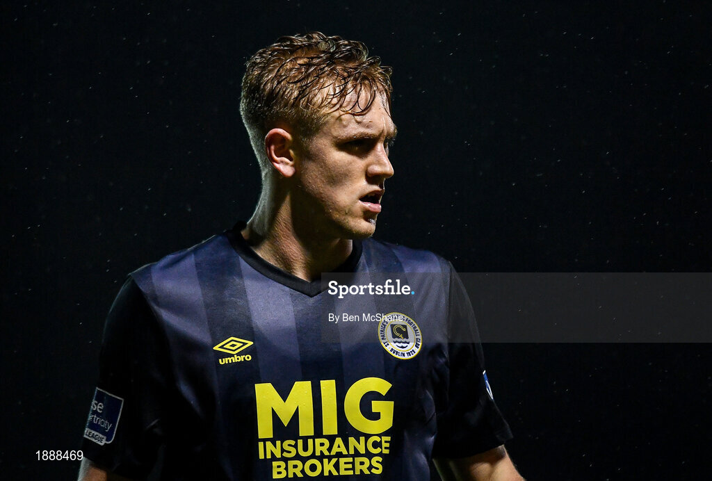 21 February 2020; Oliver Younger of St Patrick's Athletic during the SSE Airtricity League Premier Division match between Sligo Rovers and St. Patrick's Athletic at The Showgrounds in Sligo. Photo by Ben McShane/Sportsfile