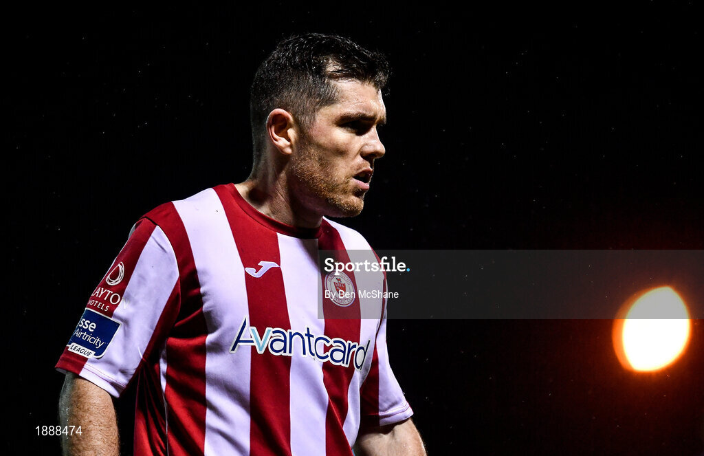 21 February 2020; Ronan Murray of Sligo Rovers during the SSE Airtricity League Premier Division match between Sligo Rovers and St. Patrick's Athletic at The Showgrounds in Sligo. Photo by Ben McShane/Sportsfile