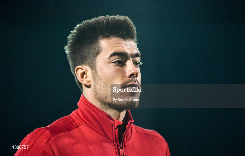21 February 2020; Lee Desmond of St Patrick's Athletic ahead of the SSE Airtricity League Premier Division match between Sligo Rovers and St. Patrick's Athletic at The Showgrounds in Sligo. Photo by Ben McShane/Sportsfile