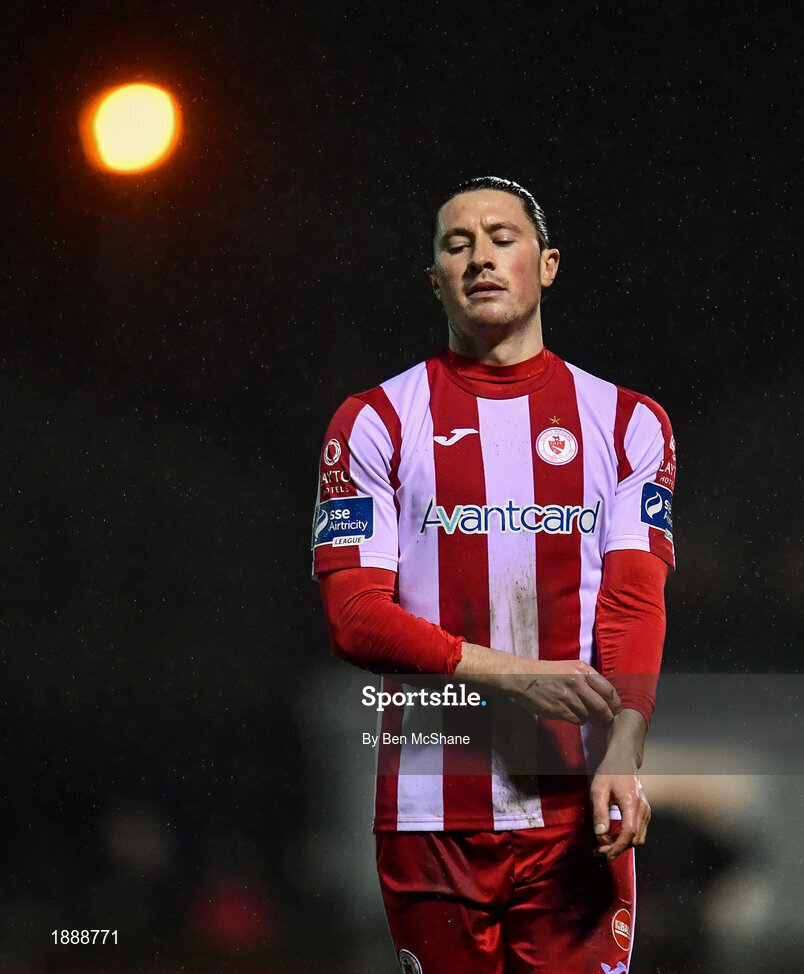 21 February 2020; Ronan Coughlan of Sligo Rovers during the SSE Airtricity League Premier Division match between Sligo Rovers and St. Patrick's Athletic at The Showgrounds in Sligo. Photo by Ben McShane/Sportsfile