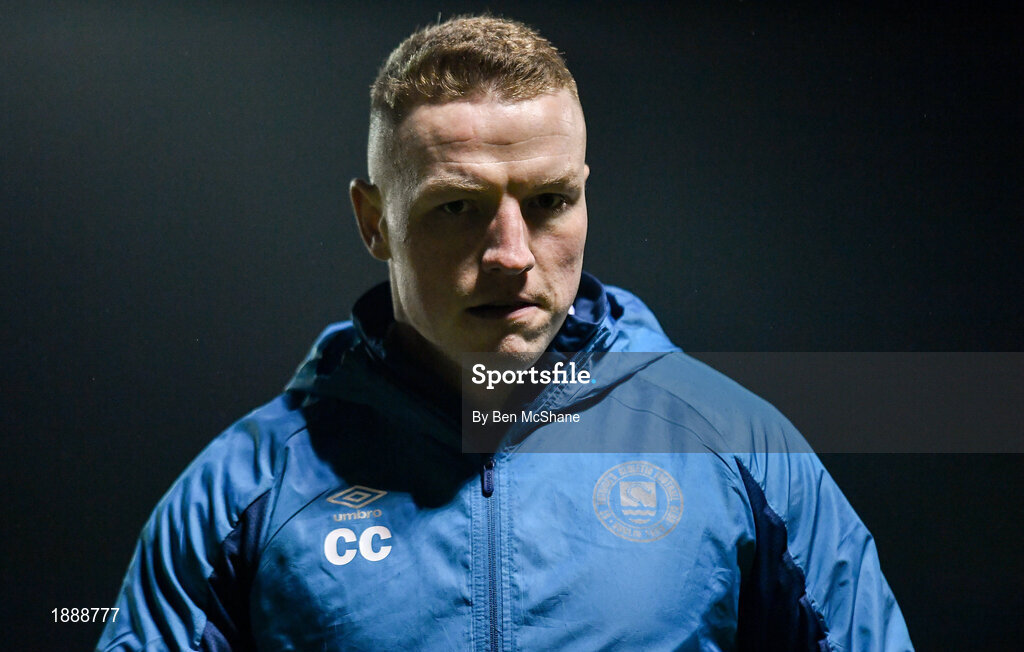 21 February 2020; St. Patrick's Athletic Strength & Conditioning coach Chris Colburn ahead of the SSE Airtricity League Premier Division match between Sligo Rovers and St. Patrick's Athletic at The Showgrounds in Sligo. Photo by Ben McShane/Sportsfile
