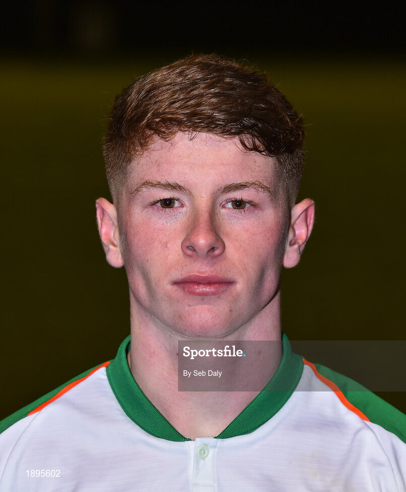 5 February 2019; Kameron Ledwidge of Republic of Ireland following the friendly match between Republic of Ireland U19 and Drogheda United at the FAI National Training Centre in Abbotstown, Dublin. Photo by Seb Daly/Sportsfile