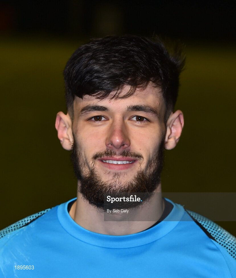 5 February 2019; Kian Clarke of Republic of Ireland following the friendly match between Republic of Ireland U19 and Drogheda United at the FAI National Training Centre in Abbotstown, Dublin. Photo by Seb Daly/Sportsfile