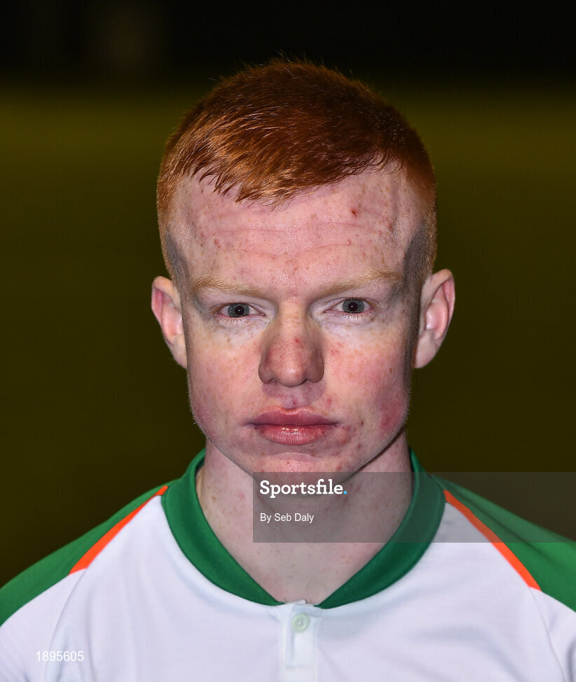 5 February 2019; Shane Farrell of Republic of Ireland following the friendly match between Republic of Ireland U19 and Drogheda United at the FAI National Training Centre in Abbotstown, Dublin. Photo by Seb Daly/Sportsfile
