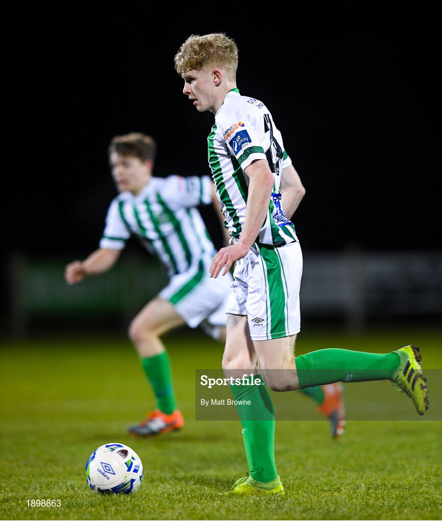 10 March 2020; Glen Hollywood of Bray Wanderers during the EA Sports Cup First Round match between Wexford FC and Bray Wanderers at Ferrycarrig Park in Wexford. Photo by Matt Browne/Sportsfile