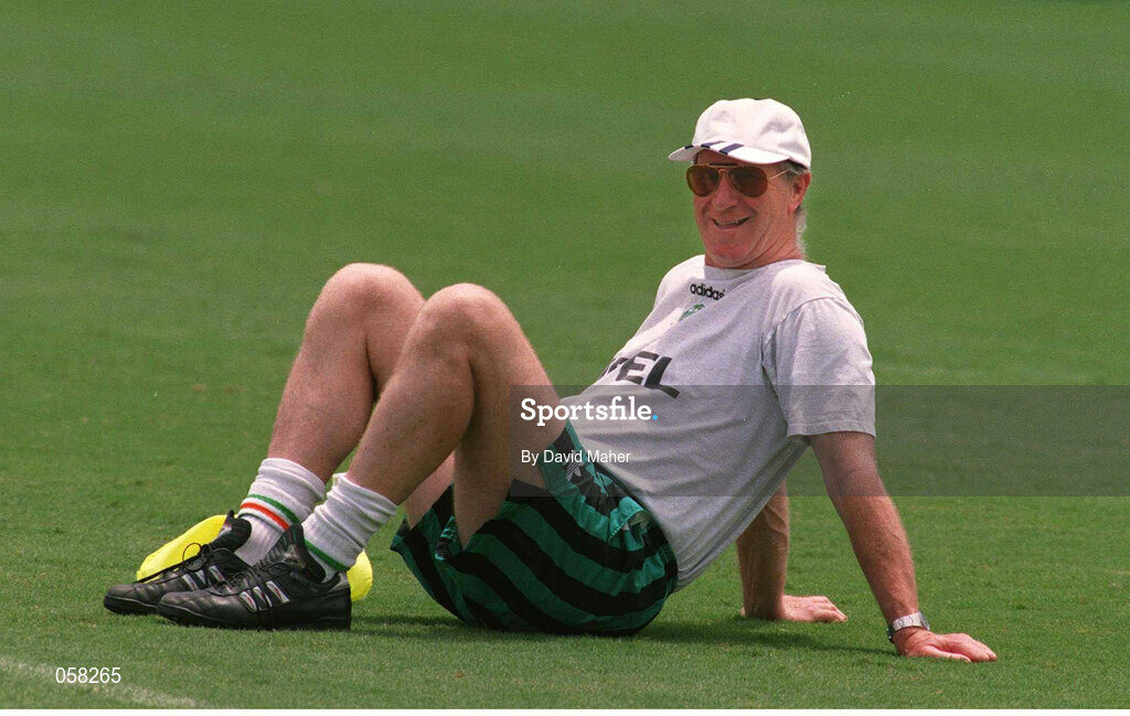 28 June 1994; Jack Charlton, Republic of Ireland, Soccer. Photo by David Maher/Sportsfile