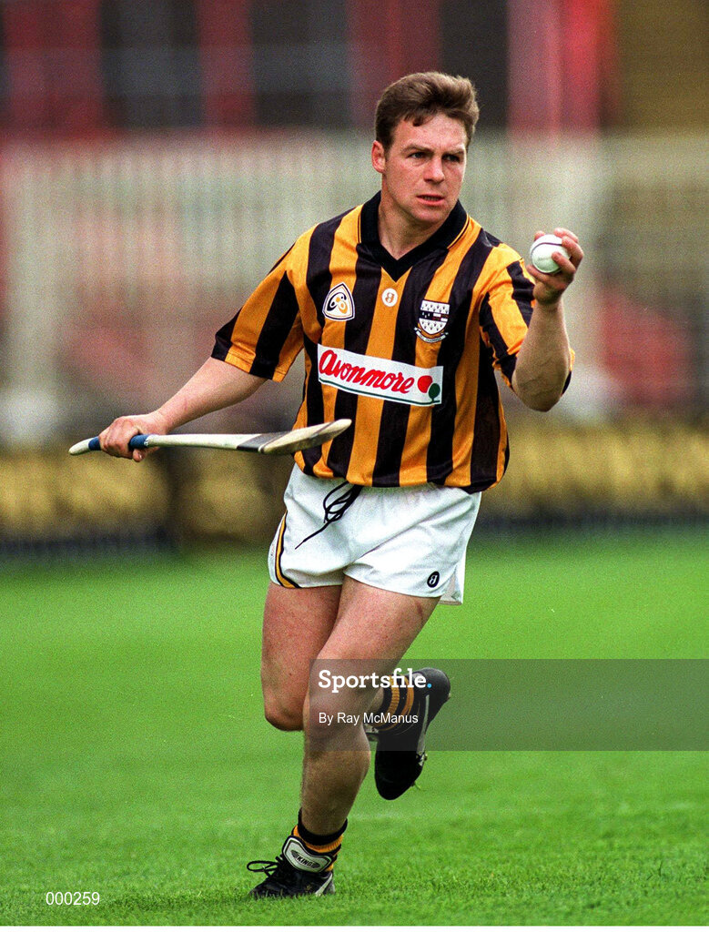 7 May 1995; Charlie Carter of Kilkenny during the Church & General National League Hurling Final between Kilkenny and Clare at Semple Stadium in Thurles, Tipperary. Photo by Ray McManus/Sportsfile