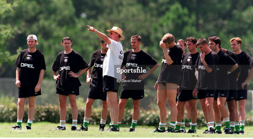 28 June 1994; Jack Charlton team Manager, Republic of Ireland, Soccer. Photo by David Maher/Sportsfile
