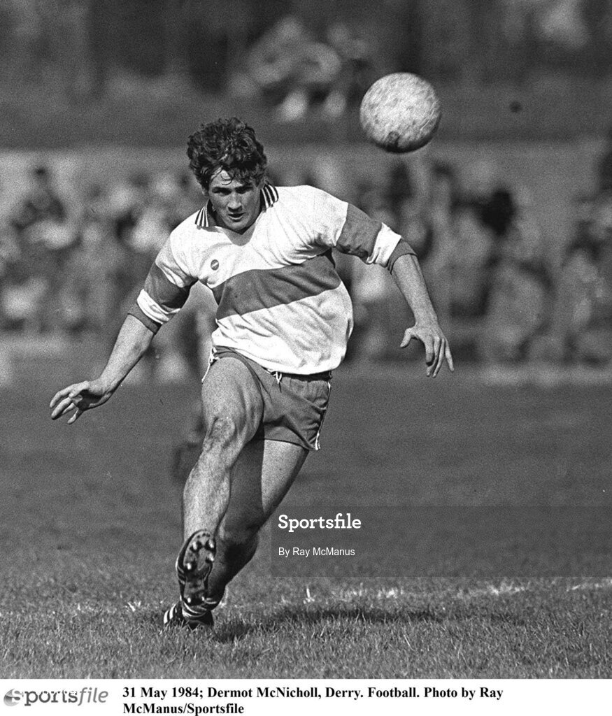 31 May 1984; Dermot McNicholl, Derry. Football. Photo by Ray McManus/Sportsfile