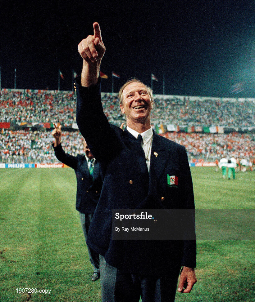 21 June 1990; Republic of Ireland manager Jack Charlton after the FIFA World Cup 1990 Group F match between Republic of Ireland and Netherlands at Stadio La Favorita in Palermo, Italy. Photo by Ray McManus/Sportsfile