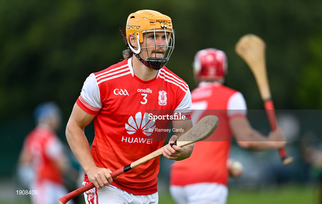 18 July 2020; Cian O'Callaghan of Cuala during the Dublin County Senior Hurling Championship Group 4 Round 1 match between Cuala and Thomas Davis at Bray Emmets GAA club in Bray, Wicklow. Competitive GAA matches have been approved to return following the guidelines of Phase 3 of the Irish Government’s Roadmap for Reopening of Society and Business and protocols set down by the GAA governing authorities. With games having been suspended since March, competitive games can take place with updated protocols including a limit of 200 individuals at any one outdoor event, including players, officials and a limited number of spectators, with social distancing, hand sanitisation and face masks being worn by those in attendance among other measures in an effort to contain the spread of the Coronavirus (COVID-19) pandemic. Photo by Ramsey Cardy/Sportsfile