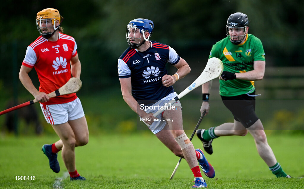 18 July 2020; Sean Brennan of Cuala during the Dublin County Senior Hurling Championship Group 4 Round 1 match between Cuala and Thomas Davis at Bray Emmets GAA club in Bray, Wicklow. Competitive GAA matches have been approved to return following the guidelines of Phase 3 of the Irish Government’s Roadmap for Reopening of Society and Business and protocols set down by the GAA governing authorities. With games having been suspended since March, competitive games can take place with updated protocols including a limit of 200 individuals at any one outdoor event, including players, officials and a limited number of spectators, with social distancing, hand sanitisation and face masks being worn by those in attendance among other measures in an effort to contain the spread of the Coronavirus (COVID-19) pandemic. Photo by Ramsey Cardy/Sportsfile