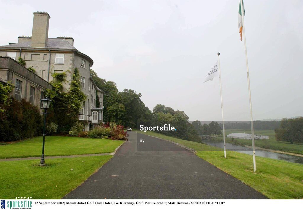 12 September 2002; Mount Juliet Golf Club Hotel, Co. Kilkenny. Golf. Picture credit; Matt Browne / SPORTSFILE *EDI*