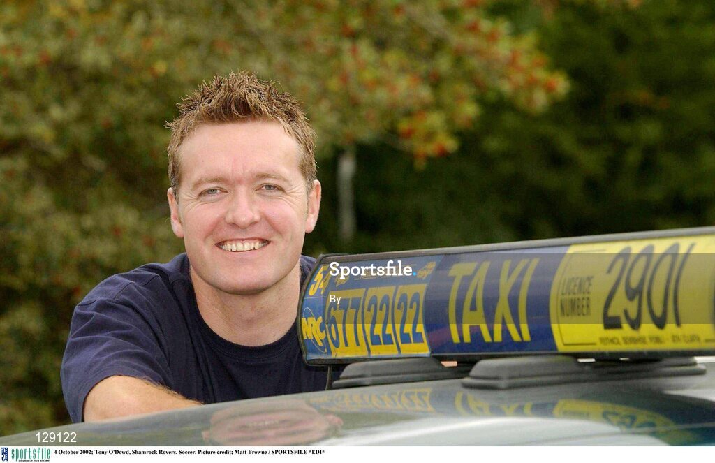 4 October 2002; Tony O'Dowd, Shamrock Rovers. Soccer. Picture credit; Matt Browne / SPORTSFILE *EDI*