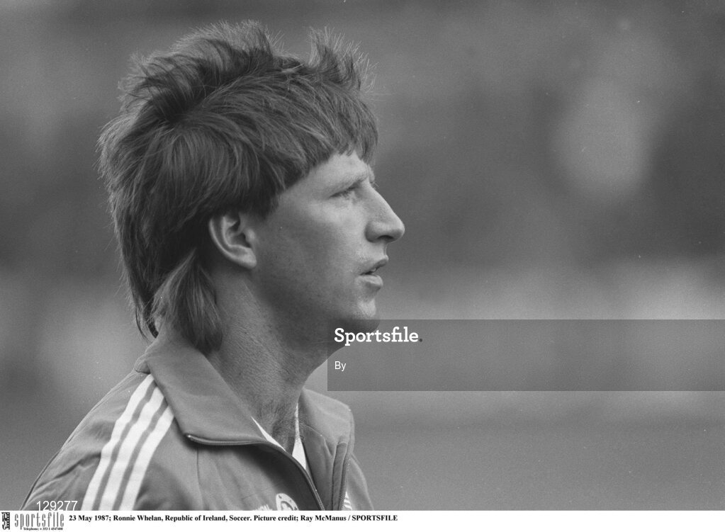 23 May 1987; Ronnie Whelan, Republic of Ireland, Soccer. Picture credit; Ray McManus / SPORTSFILE
