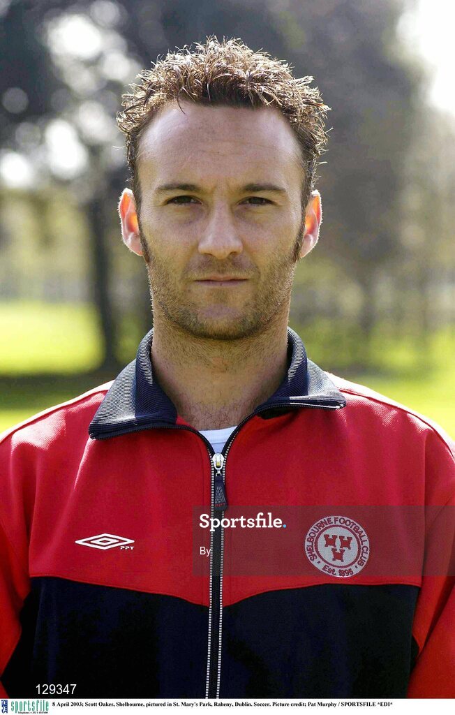 8 April 2003; Scott Oakes, Shelbourne, pictured in St. Mary's Park, Raheny, Dublin. Soccer. Picture credit; Pat Murphy / SPORTSFILE *EDI*