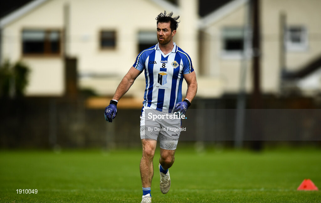 25 July 2020; Michael Darragh Macauley of Ballyboden St Enda's prior to the Dublin County Senior Football Championship Round 1 match between Ballyboden St Endas and Clontarf at Pairc Uí Mhurchu in Dublin. GAA matches continue to take place in front of a limited number of people in an effort to contain the spread of the Coronavirus (COVID-19) pandemic. Photo by David Fitzgerald/Sportsfile