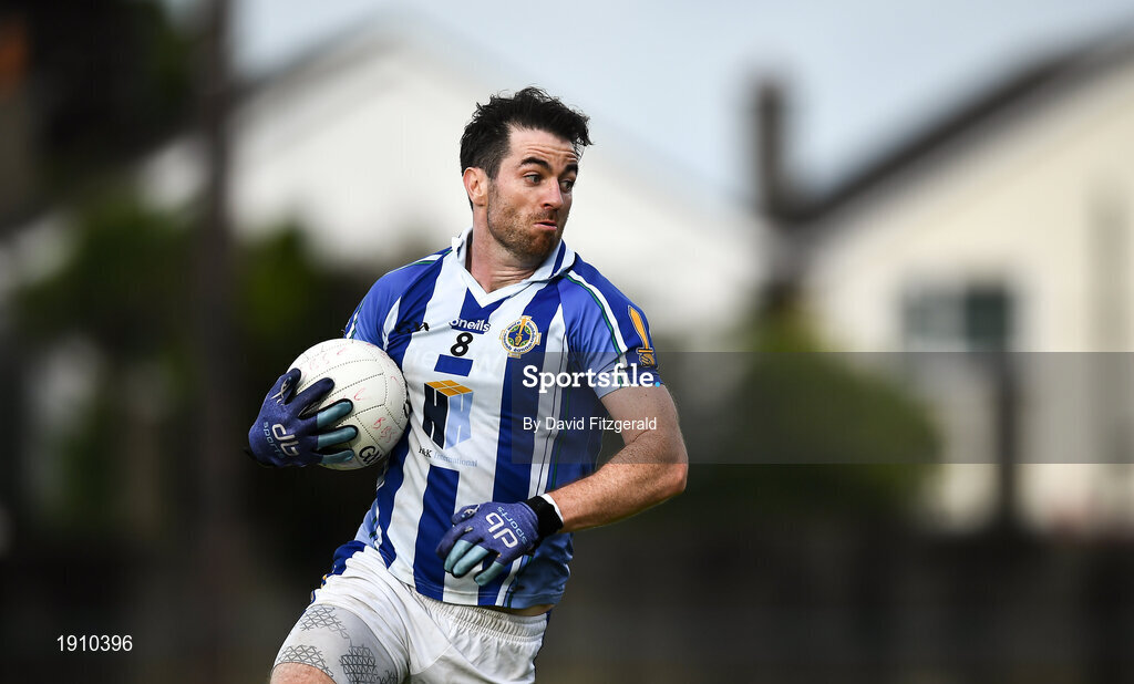 25 July 2020; Michael Darragh Macauley of Ballyboden St Enda's during the Dublin County Senior Football Championship Round 1 match between Ballyboden St Endas and Clontarf at Pairc Uí Mhurchu in Dublin. GAA matches continue to take place in front of a limited number of people in an effort to contain the spread of the Coronavirus (COVID-19) pandemic. Photo by David Fitzgerald/Sportsfile