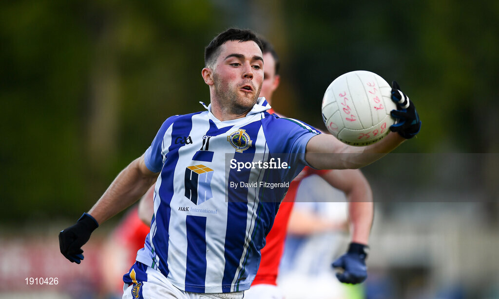 25 July 2020; Colm Basquel of Ballyboden St Enda's during the Dublin County Senior Football Championship Round 1 match between Ballyboden St Endas and Clontarf at Pairc Uí Mhurchu in Dublin. GAA matches continue to take place in front of a limited number of people in an effort to contain the spread of the Coronavirus (COVID-19) pandemic. Photo by David Fitzgerald/Sportsfile