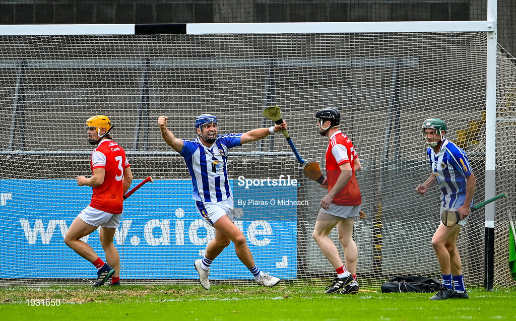 20 September 2020; Conal Keaney of Ballyboden St Enda's celebrates scoring his side's first goal during the Dublin County Senior Hurling Championship Final match between Ballyboden St Enda's and Cuala at Parnell Park in Dublin. Photo by Piaras Ó Mídheach/Sportsfile