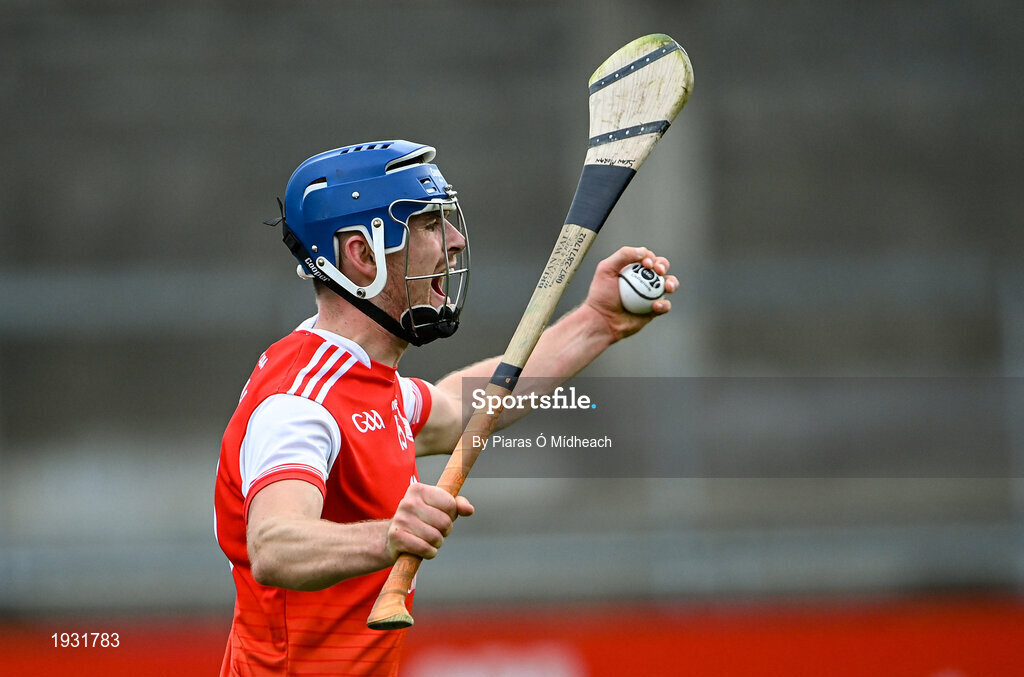 20 September 2020; Seán Moran of Cuala celebrates at the full-time whistle after the Dublin County Senior Hurling Championship Final match between Ballyboden St Enda's and Cuala at Parnell Park in Dublin. Photo by Piaras Ó Mídheach/Sportsfile