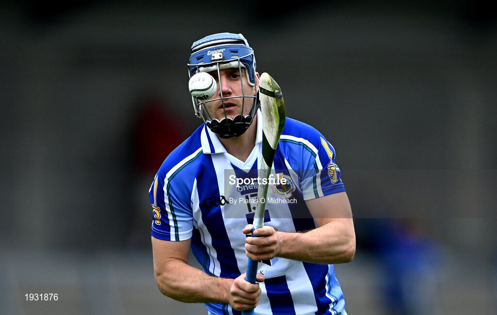 20 September 2020; Paul Ryan of Ballyboden St Enda's takes a free during the Dublin County Senior Hurling Championship Final match between Ballyboden St Enda's and Cuala at Parnell Park in Dublin. Photo by Piaras Ó Mídheach/Sportsfile