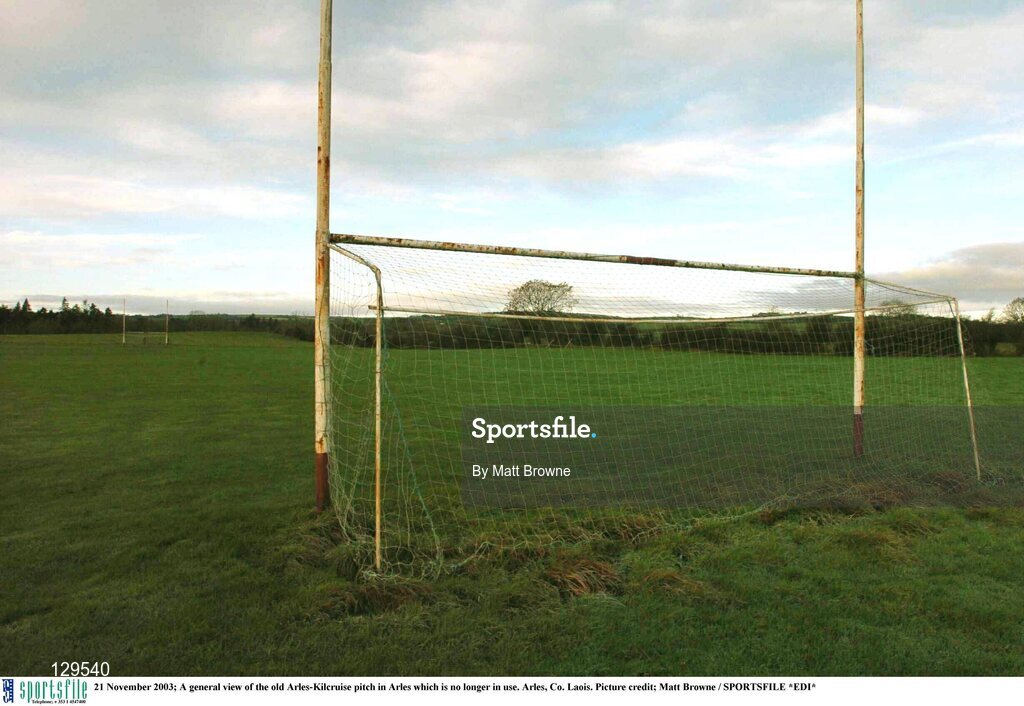 21 November 2003; A general view of the old Arles-Kilcruise pitch in Arles which is no longer in use. Arles, Co. Laois. Picture credit; Matt Browne / SPORTSFILE *EDI*
