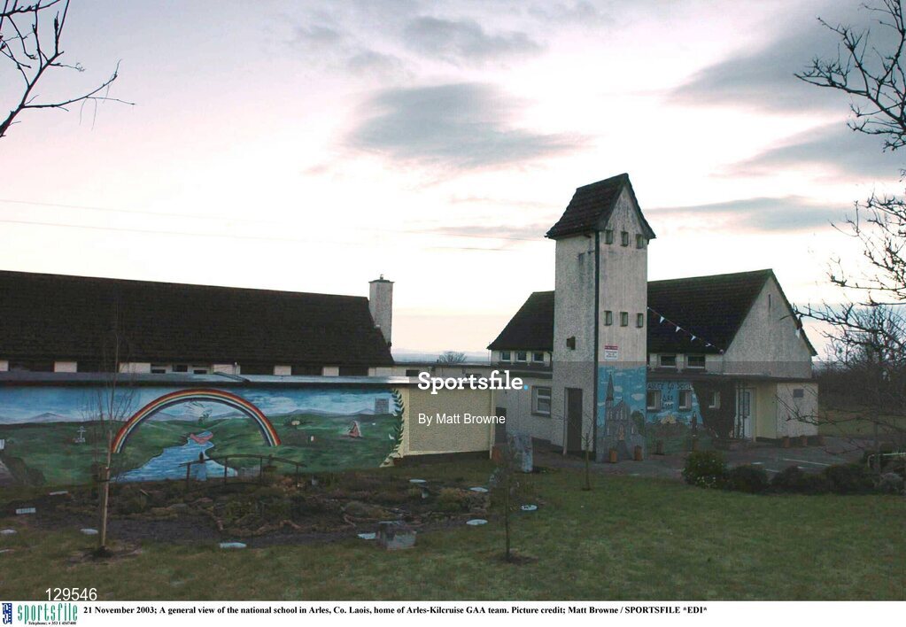 21 November 2003; A general view of the national school in Arles, Co. Laois, home of Arles-Kilcruise GAA team. Picture credit; Matt Browne / SPORTSFILE *EDI*