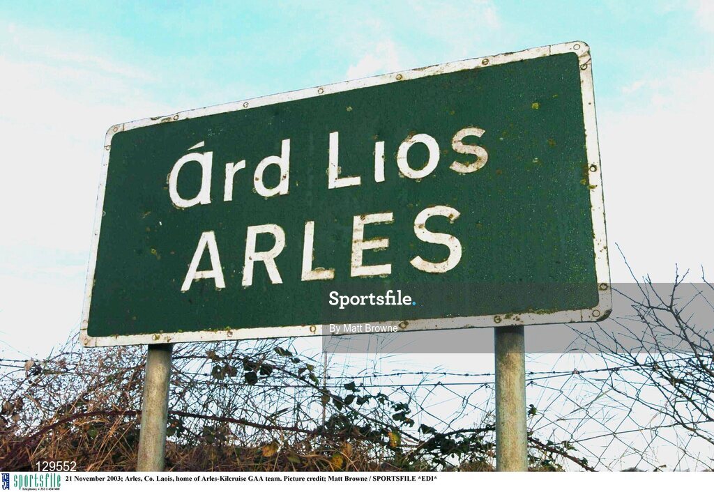 21 November 2003; Arles, Co. Laois, home of Arles-Kilcruise GAA team. Picture credit; Matt Browne / SPORTSFILE *EDI*
