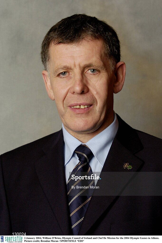 3 January 2004; William O'Brien, Olympic Council of Ireland and Chef De Mission for the 2004 Olympic Games in Athens. Picture credit; Brendan Moran / SPORTSFILE