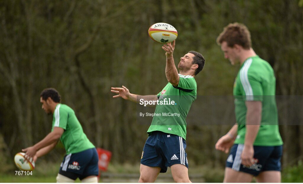 3 July 2013; Rob Kearney, British & Irish Lions, during squad training ahead of their 3rd test match against Australia on Saturday. British & Irish Lions Tour 2013, Squad Training. Noosa Dolphins RFC, Dolphin Oval, Sunshine Beach, Queensland, Australia. Picture credit: Stephen McCarthy / SPORTSFILE