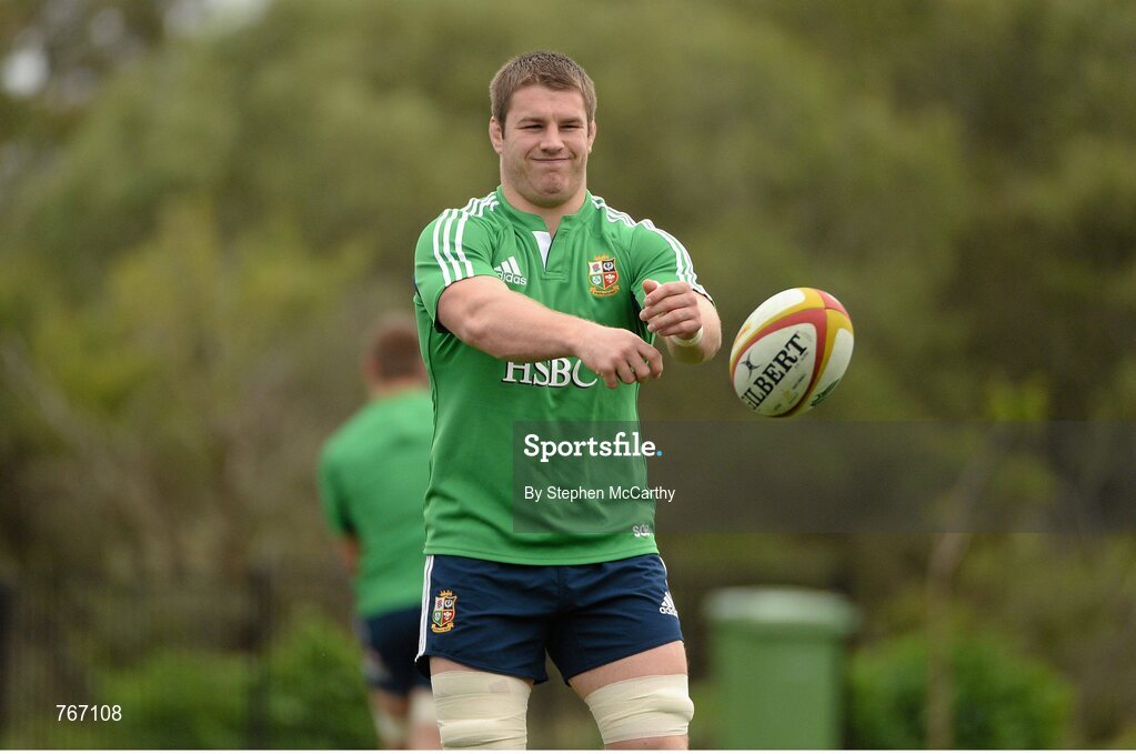 3 July 2013; Sean O'Brien, British & Irish Lions, during squad training ahead of their 3rd test match against Australia on Saturday. British & Irish Lions Tour 2013, Squad Training. Noosa Dolphins RFC, Dolphin Oval, Sunshine Beach, Queensland, Australia. Picture credit: Stephen McCarthy / SPORTSFILE